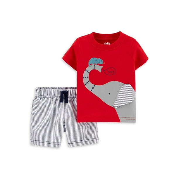 Carter S Baby 2 Piece Elephant Coverall Set Carter S Baby 2 Piece Elephant Coverall Set